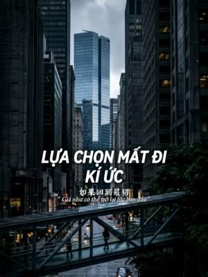 Lựa Chọn Mất Đi Kí Ức
